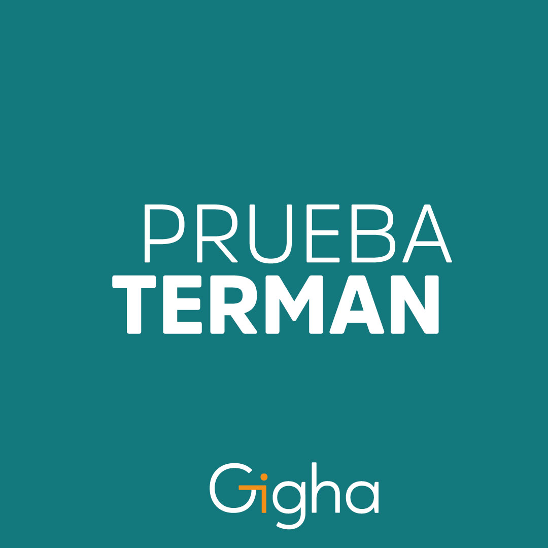 Prueba Terman | Tienda Gigha | Soluciones De Gestión Humana Para Empresas